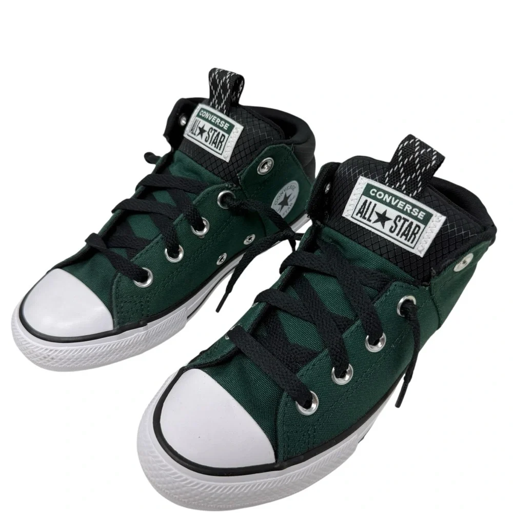 Converse CTAS Axel Mid Size youth 2 Sneakers Shoes green black New